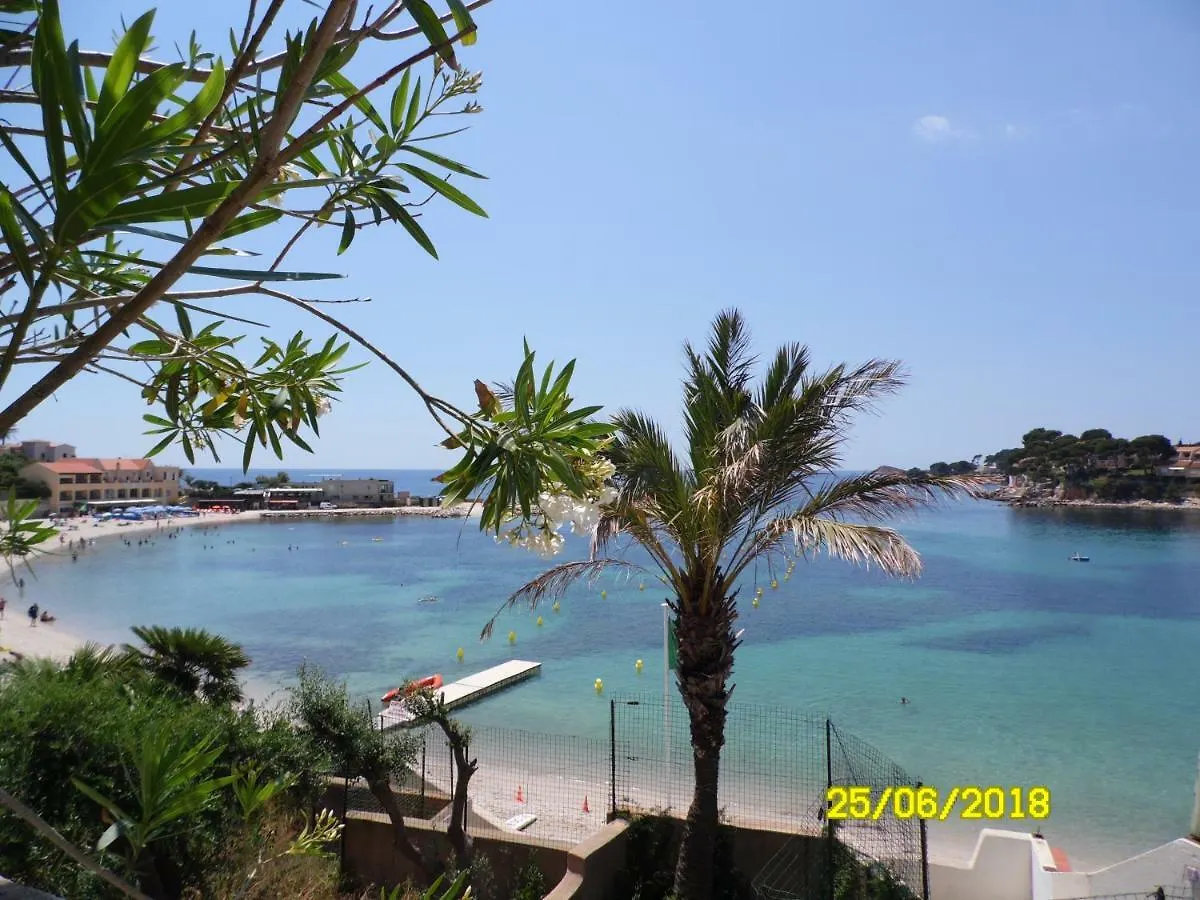 T1 De Charme Terrasse Vue Mer Bandol Appartamento